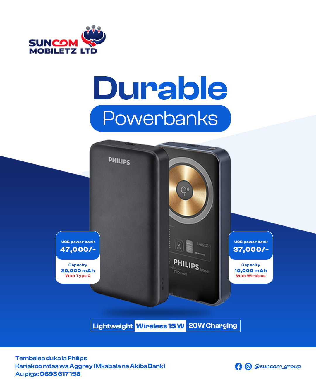 Philips Durable Powerbanks